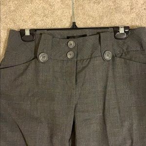 Express design studio gray plaid dress pants